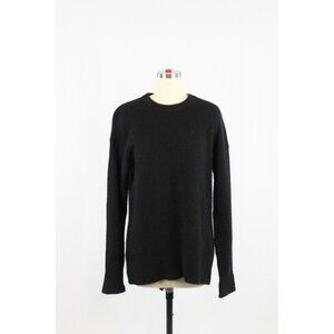 Aritzia GROUP BY BABATON Thurlow Black Nylon Wool Alpaca Knit Sweater, Size XS